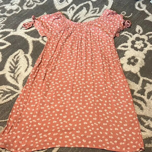 Pink rose summer dress. Excellent condition.